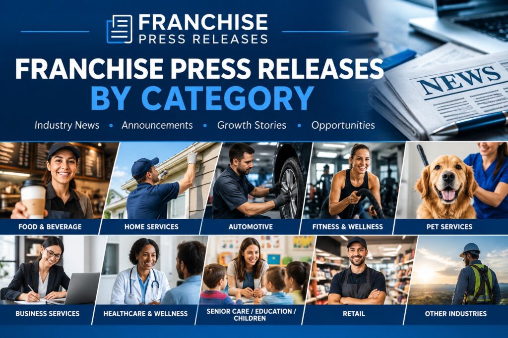 franchise press releases and opportunities by category